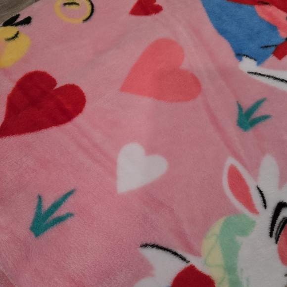 Disney Alice In Wonderland Pink Plush Throw Blanket New With Tags - Picture 6 of 6